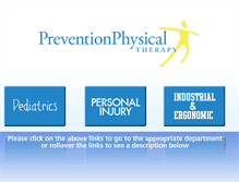 Tablet Screenshot of preventionpt.com